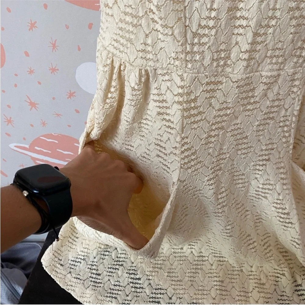 Donating soon!3 for $50🎉Free people open back lace mini dress